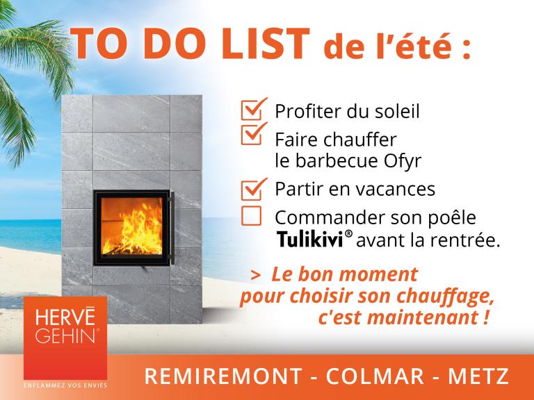 To do list de l’été : profiter du soleil… et préparer son chauffage pour l’hiver.
